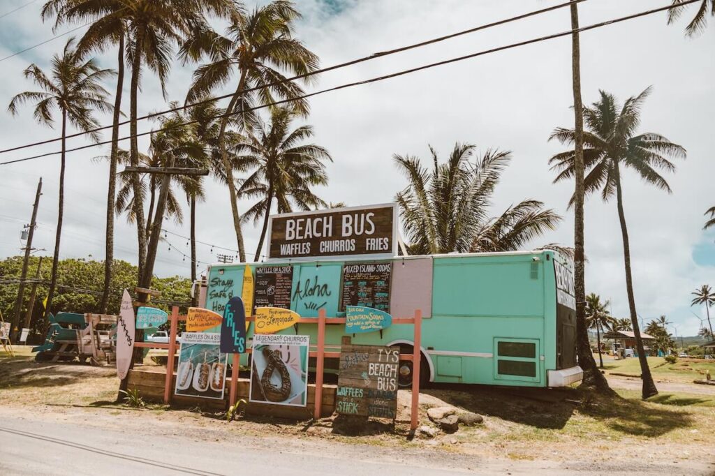 A food truck in Hawaiʻi
